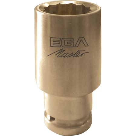 Ega Master IMPACT SOCKET WRENCH 3/4" - 1.5/8" LONG SERIE NON SPARKING Al-Bron (12 EDGES) 78586